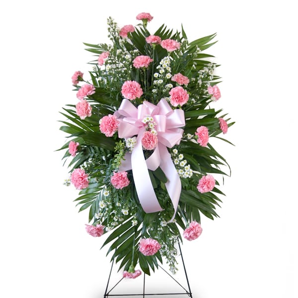 Pink Carnation Standing Spray