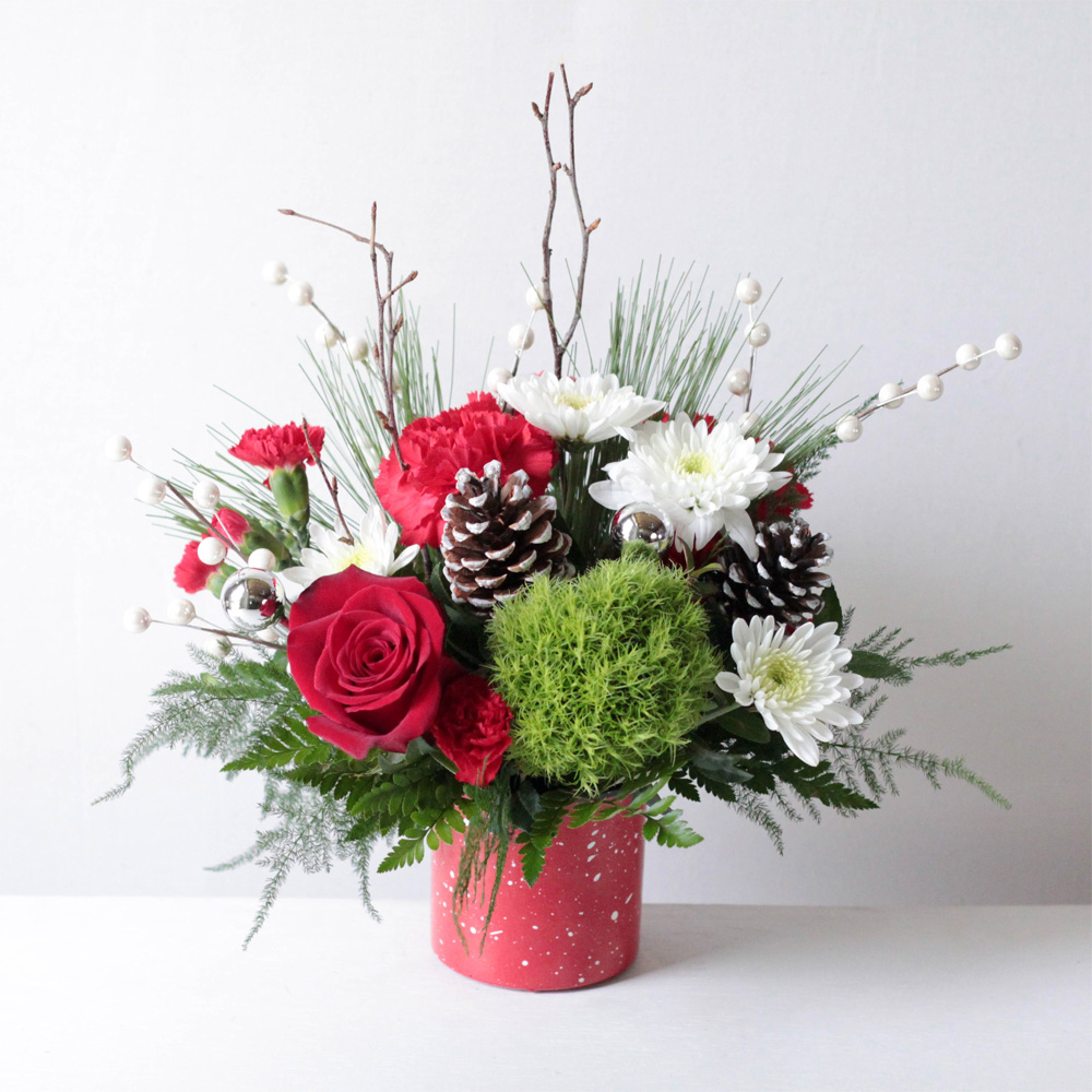 WINTER Campfire Floral Arrangement