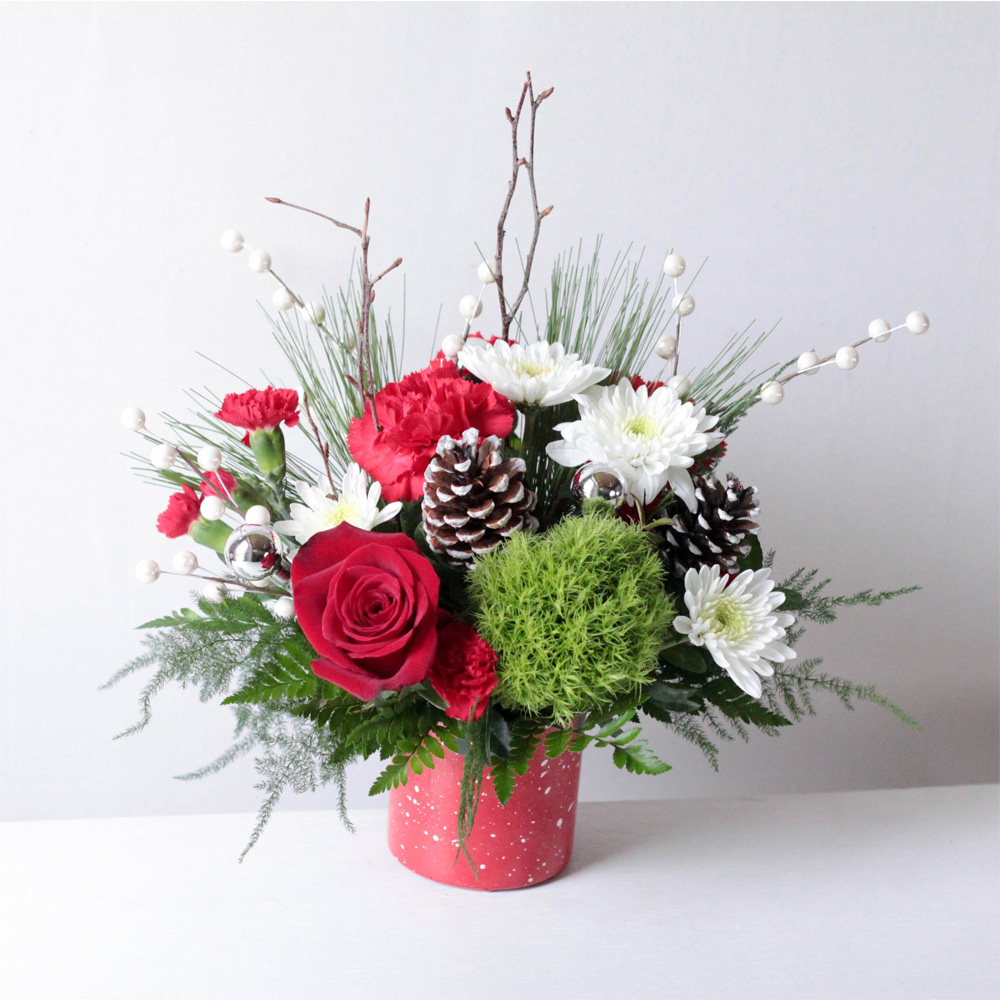 WINTER Campfire Floral Arrangement