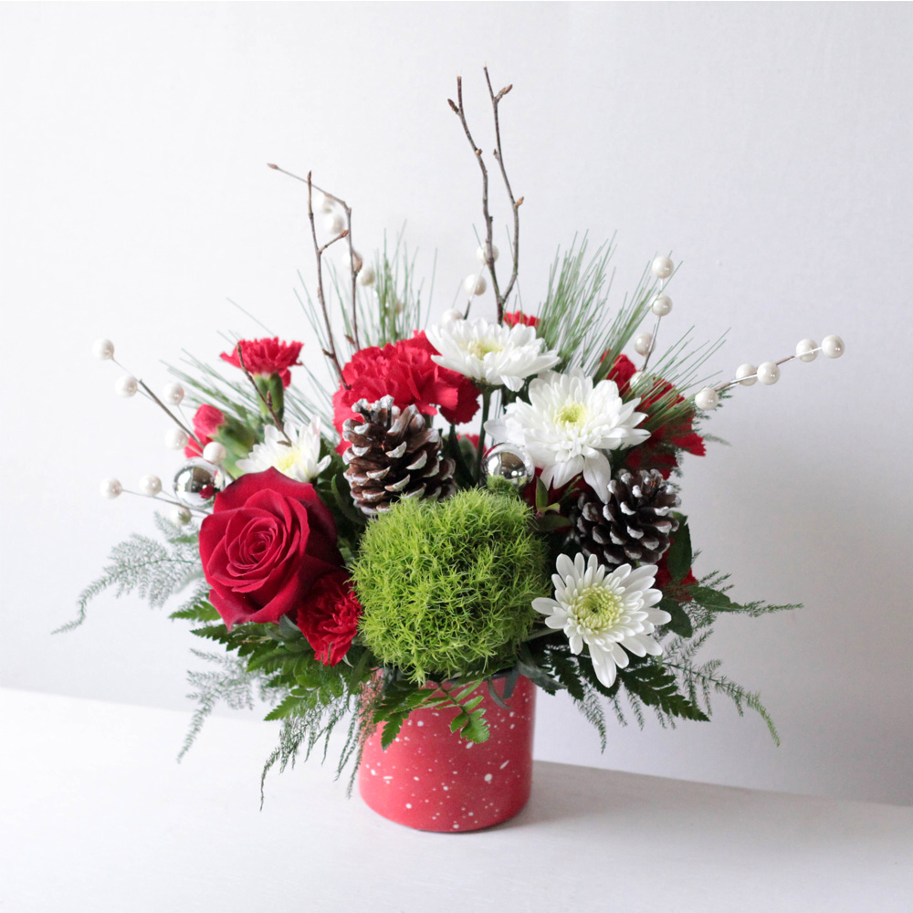 WINTER Campfire Floral Arrangement