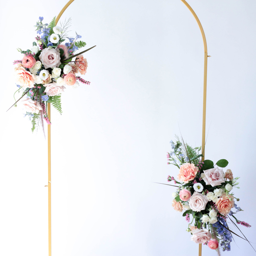 floral swag for wedding arch