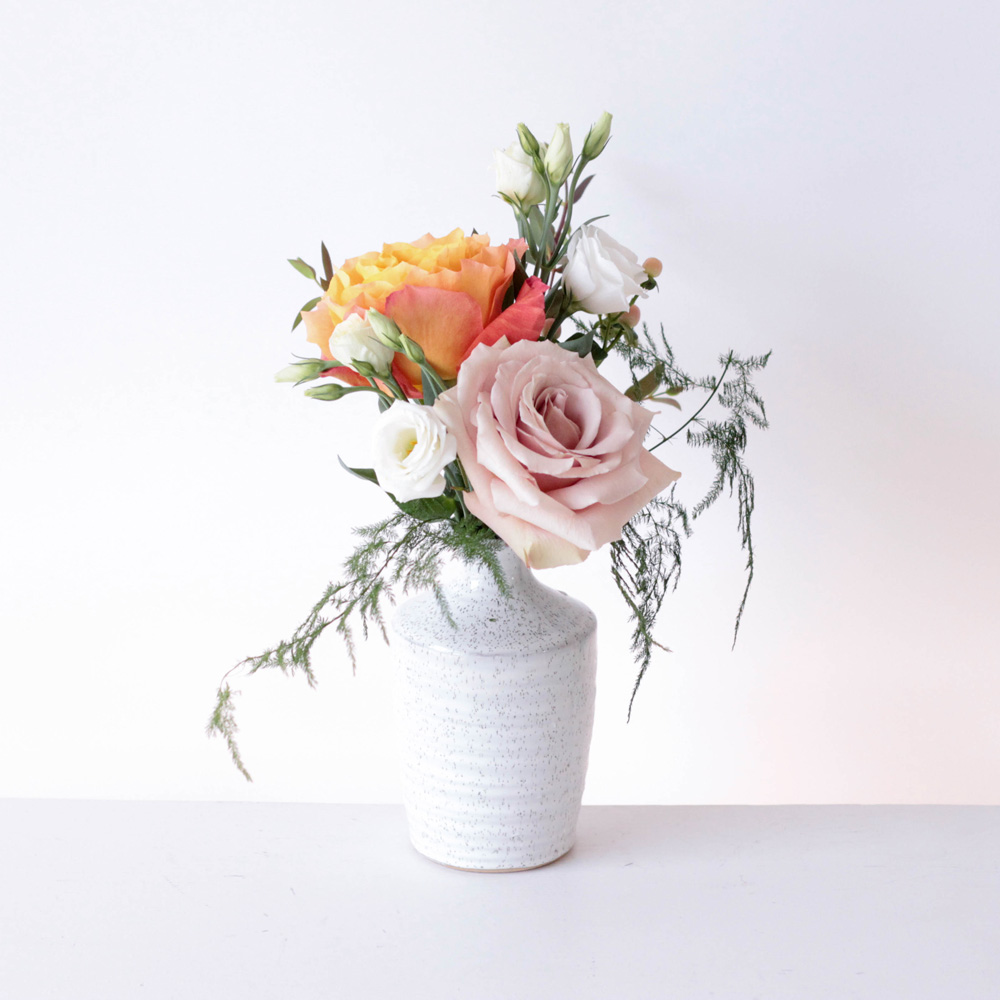 Tall Ceramic Wedding Bud Vase