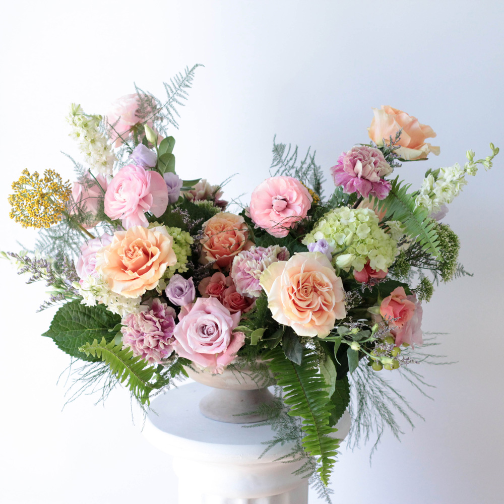 Large Ceramic Wedding Bud Vase