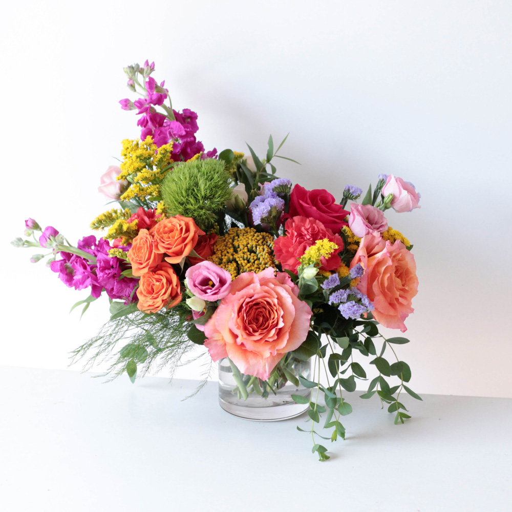 Small Glass Centerpiece